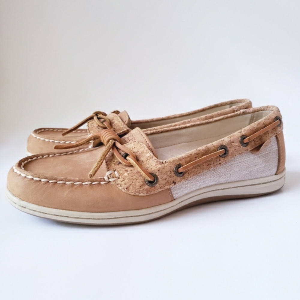 Sperry Top Siders Tan Leather Loafers